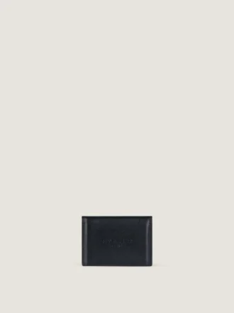 Antigona Stamped Flap Card Holder in Leather