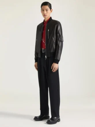 Aviator Jacket in Leather