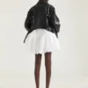 Back-To-Front Biker Jacket in Leather