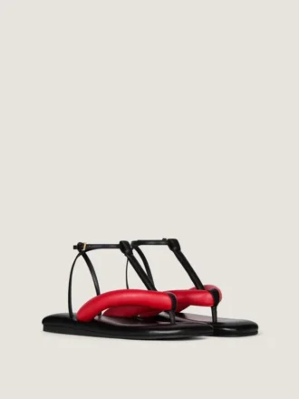 Boudoir Bicolor Thongs in Nappa Leather