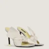 Boudoir Heeled Mules in Nappa Leather with Bow