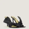 Boudoir Heeled Mules in Nappa Leather with Bow