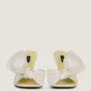 Boudoir Heeled Mules in Nappa Leather with Bow