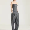 Bullet Bustier Tailored All-In-One in Wool