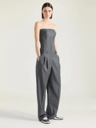 Bullet Bustier Tailored All-In-One in Wool