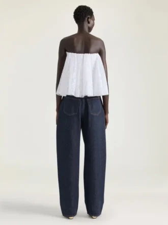 Bustier Cape Back Top in Lace