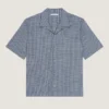 Checked Shirt in Cotton with Givenchy Paris Embroidery