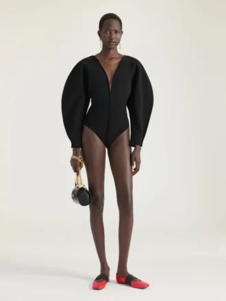 Cocoon Bodysuit in Engineered Knit