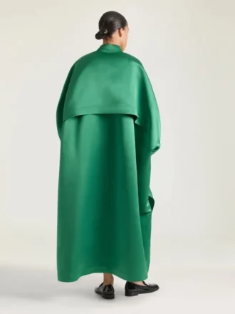 Cocoon Dress in Satin