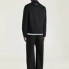 Couture Seam Blouson in Wool and Cashmere