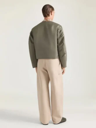 Couture Seam Bomber in Nylon with Givenchy Paris Patch