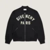 Couture Seam Bomber in Satin Embroidered Givenchy Paris