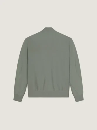 Couture Seam Cardigan in Fleece Embroidered Givenchy Paris