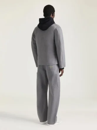 Jacket in Herringbone Denim Embroidered Givenchy Paris