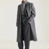 Couture Seam Coat in Wool and Cashmere