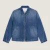 Couture Seam Jacket in Dark Blue Denim
