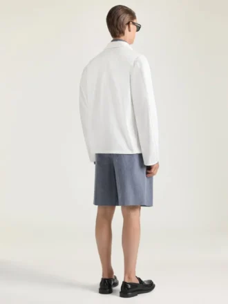 Couture Seam Jacket in Denim Embroidered Givenchy Paris