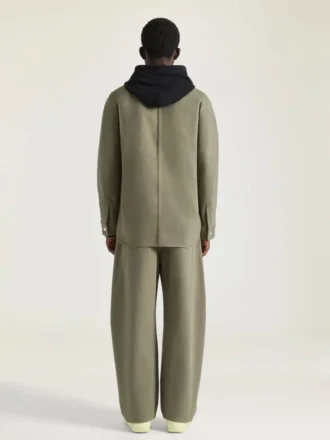 Couture Seam Overshirt in Overdyed Denim