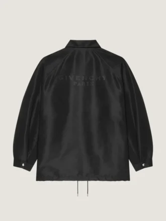 Couture Seam Polyfaille Jacket with Givenchy Paris Patch