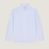 Couture Seam Striped Shirt in Cotton Oxford