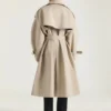 Couture Seam Trench Coat in Cotton