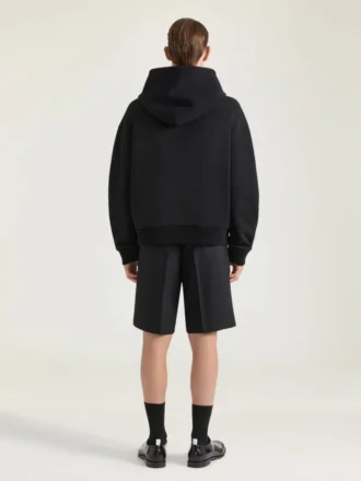 Couture Seam Zipped Hoodie in Scuba