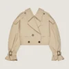Cropped Trench in Cotton
