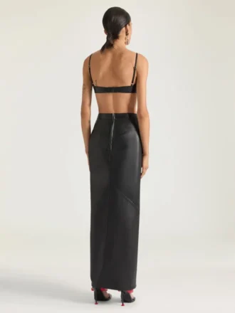 Cutaway Bra in Leather