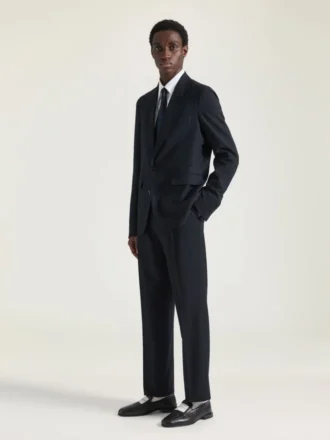 Deconstructed Single Breasted Jacket in Flannel