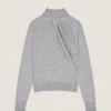 Draped Sweater in Wool