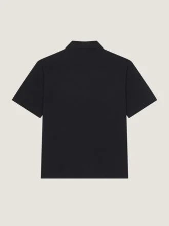 Embellished Shirt in Cotton Knit