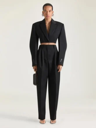 Evening Clutch in Nappa Leather with Chain