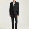 Fitted Leg Tailored Trousers in Wool