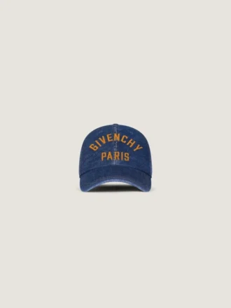 Givenchy Embroidered Cap in Denim