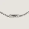 Givenchy Tape Necklace in Metal and Enamel