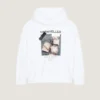 Hoodie Sweatshirt in Fleece with Archive Print
