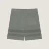 Knitted Shorts with Mesh Details