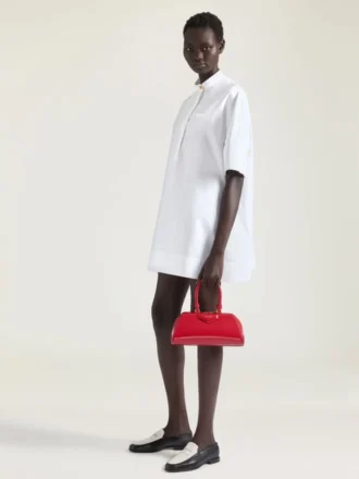 Label Loafers in Leather and Canvas