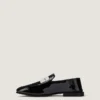 Label Loafers in Patent Leather