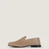 Label Loafers in Suede