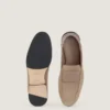 Label Loafers in Suede