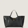 Large the Snatch Bag in Grained Leather