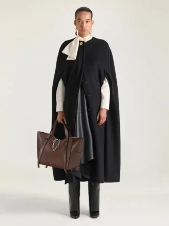 Large the Snatch Bag in Grained Leather