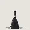Large the Snatch Bag in Grained Leather