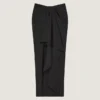 Long Wrapped Skirt in Wool and Mohair