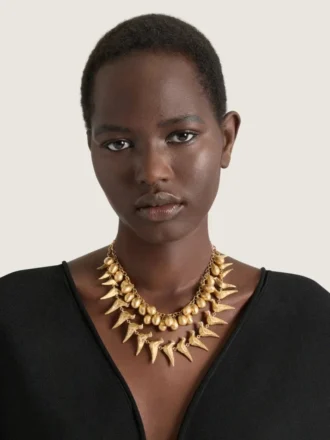 Lucky Charms Multi-Row Necklace in Metal