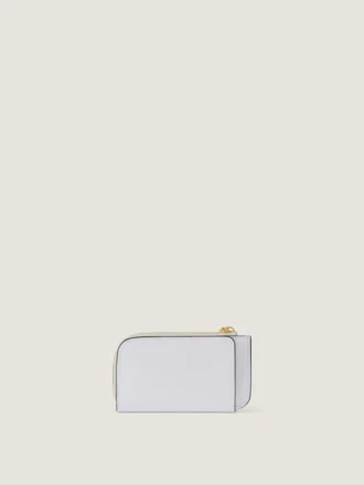 Lucky Charms Zipped Card Holder in Box Leather