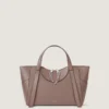 Medium the Snatch Bag in Grained Leather