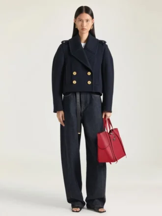 Medium the Snatch Bag in Grained Leather