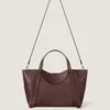 Medium the Snatch Bag in Grained Leather